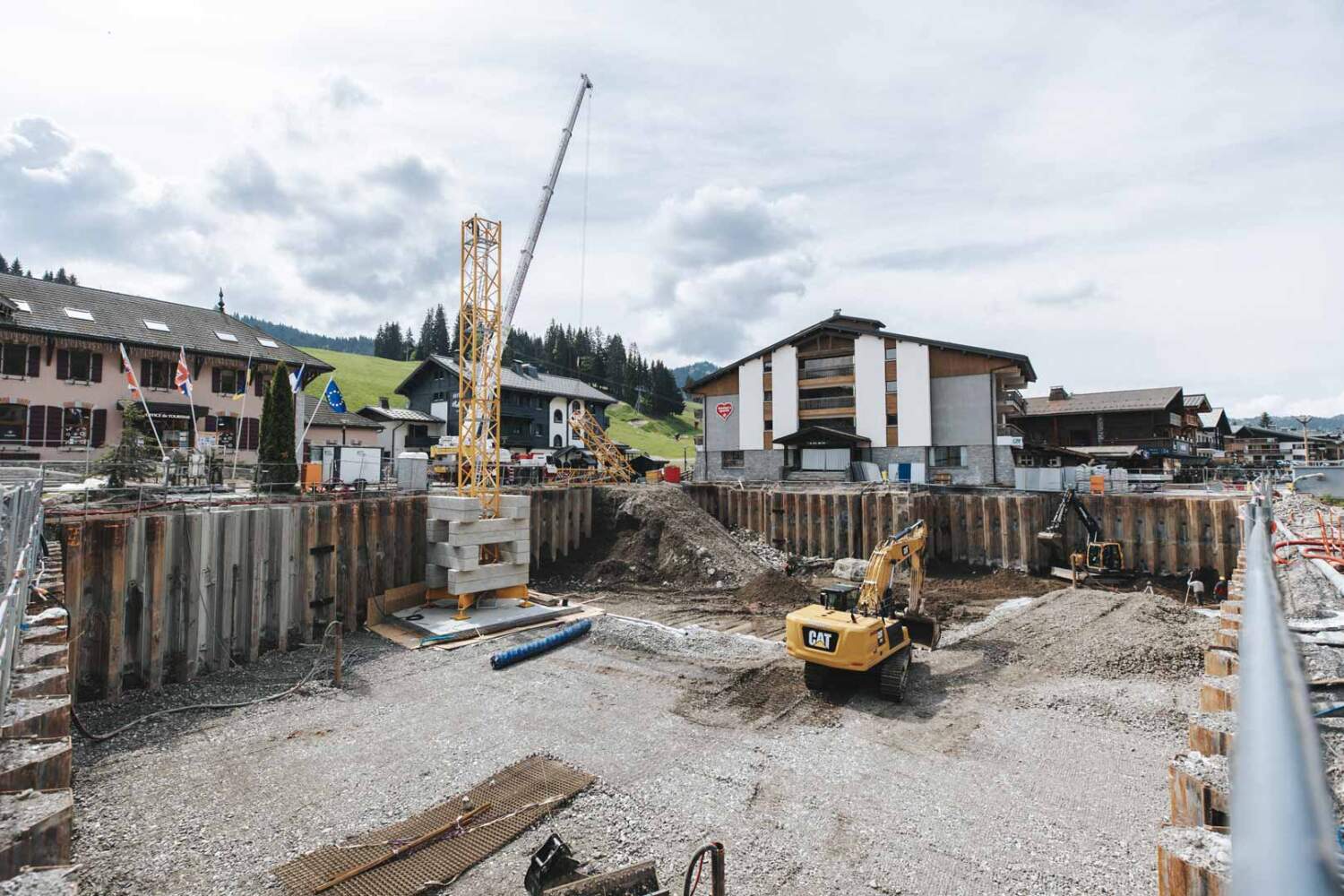 reportage photo réalisé par netdev dans le cadre de travaux de terrassement