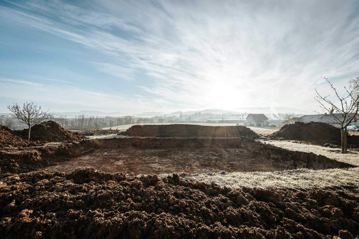 photo de travaux de terrassement